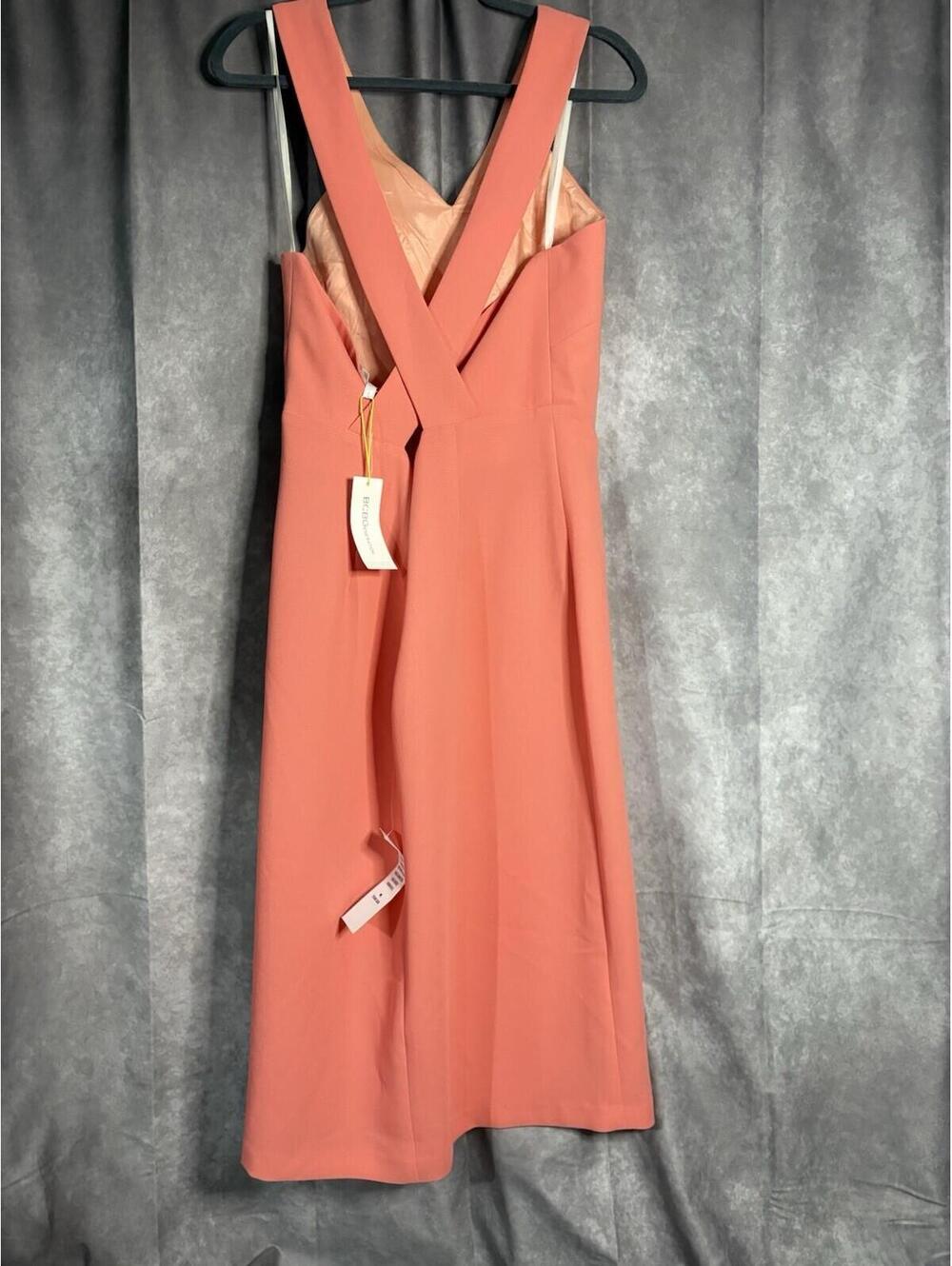 BCBGeneration Sherbet Cross-Back Midi Dress Size 12 NWT - Picture 8 of 8